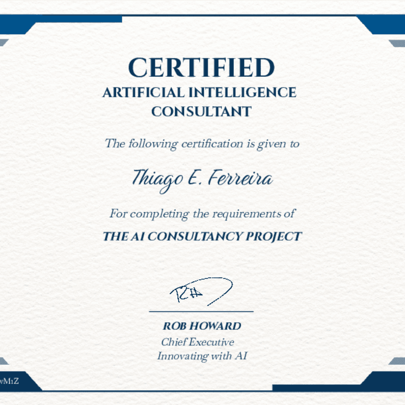 Elevate AI Consulting: Becoming a Certified AI Consultant: My Journey — Learn what a Certified AI Consultant is, why