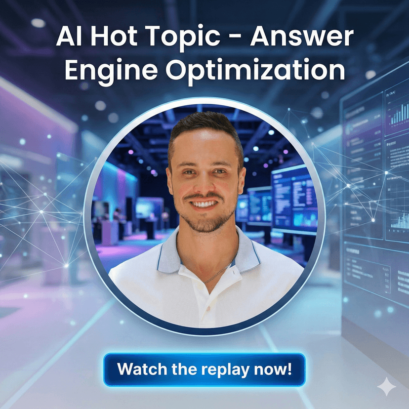 Elevate AI Consulting: Watch the AEO Masterclass Replay: How to Dominate AI Search in 2026 — Full replay: Thiago E.