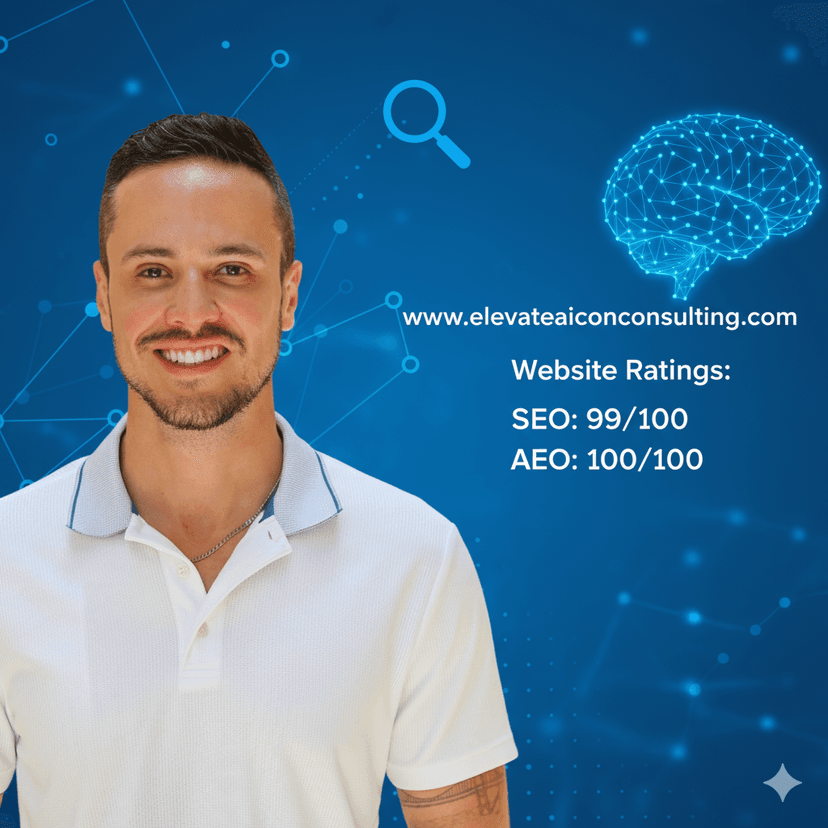 Elevate AI Consulting: We Just Launched Our New AEO — I just launched the new Elevate AI Consulting website as a live