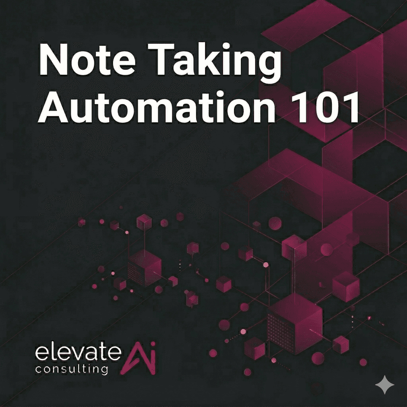 AI note taking automation: meeting notes and ideas flowing into tasks, summaries, and organized documentation automatically