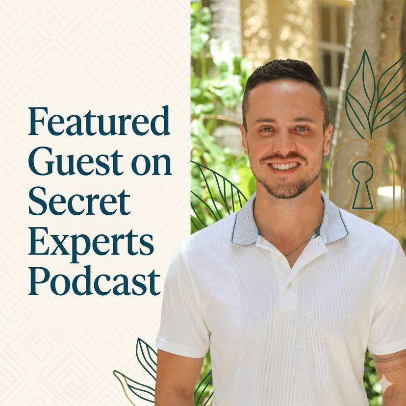 Thiago Ferreira, CEO of Elevate AI Consulting, featured guest on the Secret Experts Podcast — AI is your superpower, not your pink slip