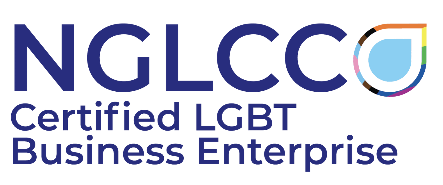 Official NGLCC Certified LGBT Business Enterprise (LGBTBE) badge — Elevate AI Consulting is certified by the National LGBTQ+ & Allied Chamber of Commerce (NGLCC)
