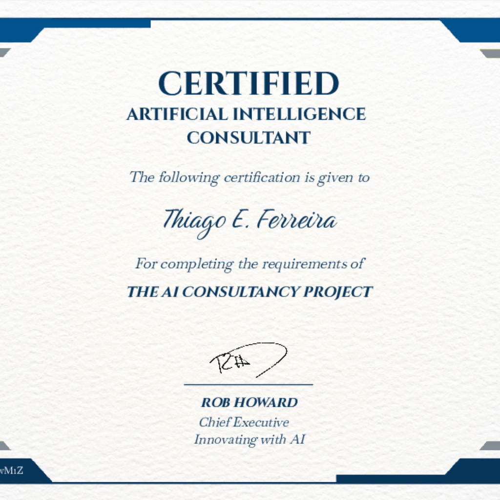 Becoming a Certified AI Consultant: My Journey