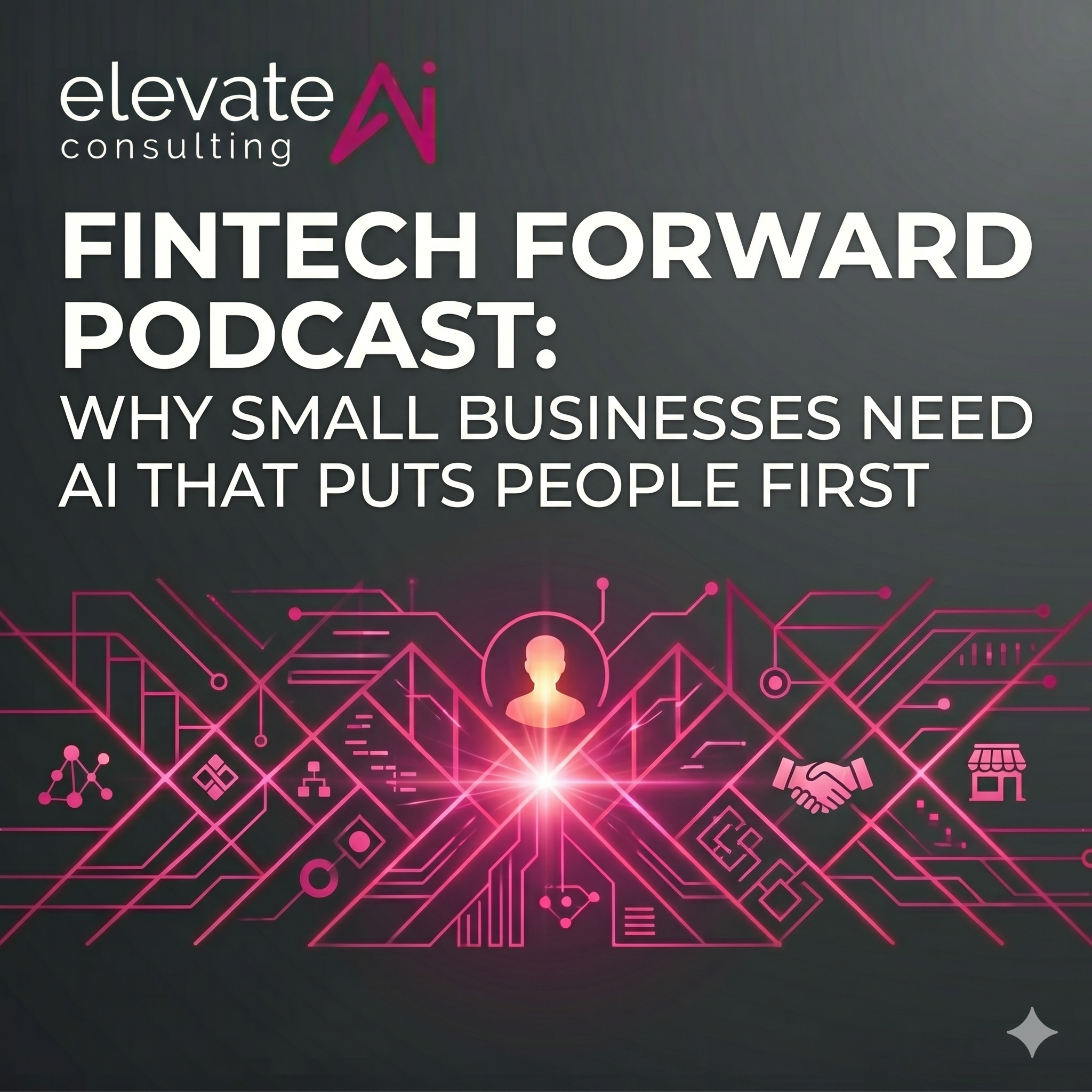 Fintech Forward podcast: Thiago Ferreira of Elevate AI Consulting on human-first AI for small business — with Steven Moeller of Fluxion AI Solutions