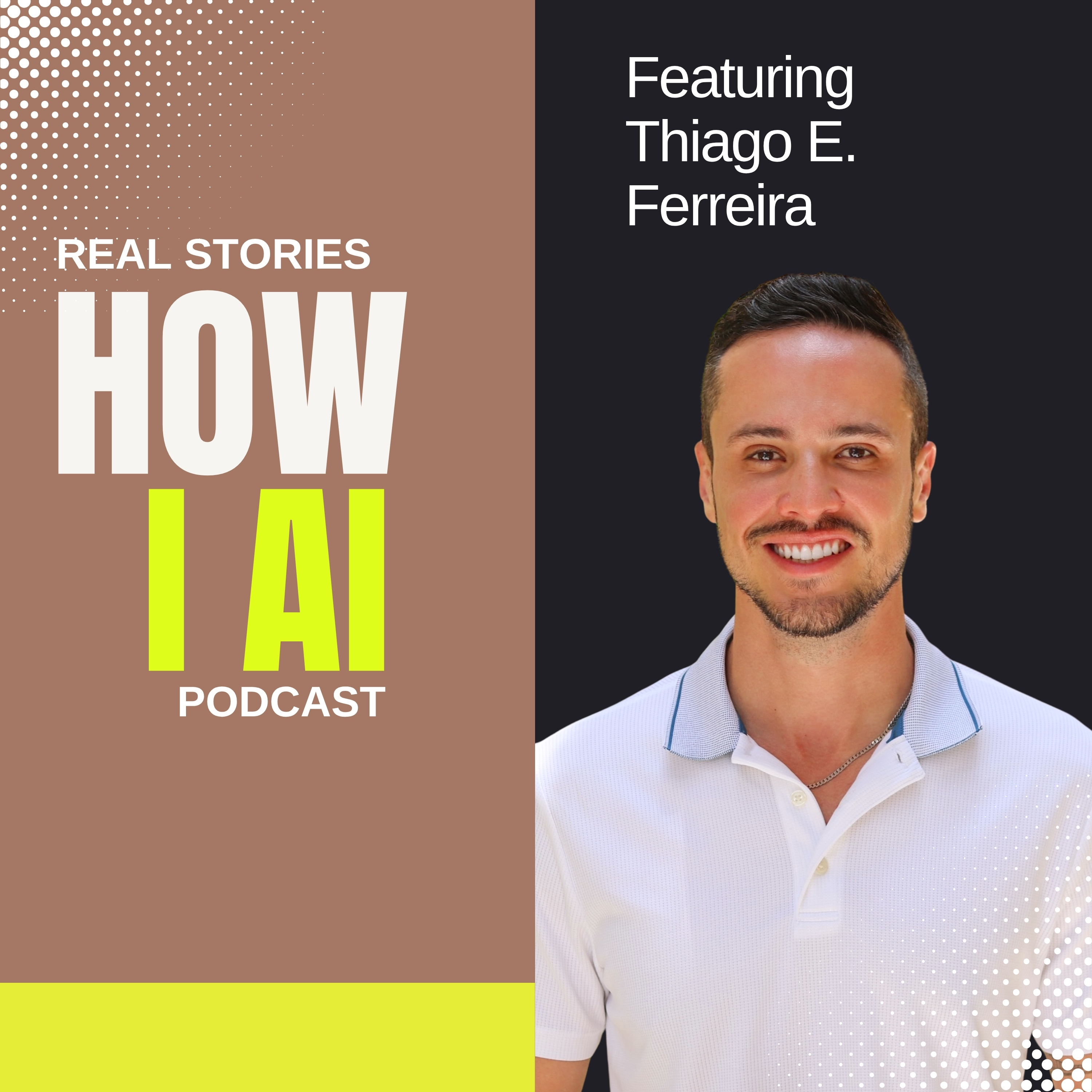 Brooke Gramer, host of the How I AI podcast, interviewing Thiago Ferreira of Elevate AI Consulting about ranking on ChatGPT and Claude